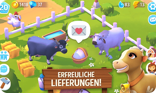 Farm market and trading post in FarmVille 3